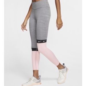 Nike Colorblock 7/8 Tights Leggings, NWT Medium